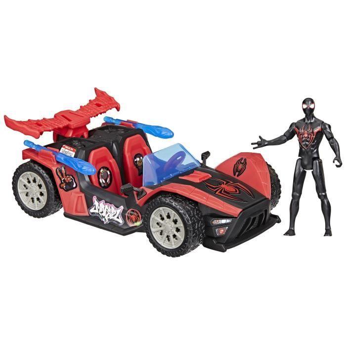 Figurine Miles Morales Bolide de course Remix, Marvel Spider-Man VenomVersus Epic World of Action, dès 4 ans