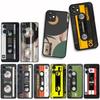 Cover for Motorola Moto Edge 50 30 Fusion 40 neo Ultra Pro G54 G24 G05 G35 G55 G64 G75 G84 G85 Case Cassette Tape Music Retro