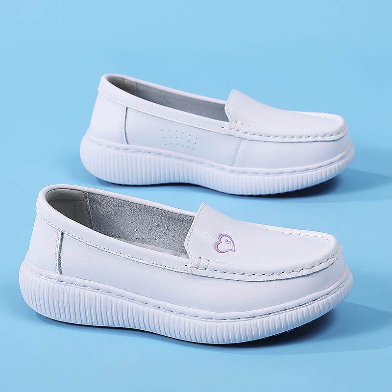 Plus Size Shoes for Women 36-42 Autumn Fashion Women Slip on Platform Wedges Comfortable Non-slip Nurse Shoes Work Footwear
