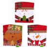 1/2/4/6/8pcs Christmas Dining Chair Back Cover Xmas Gifts Kitchen Chair Slipcover Christmas Chair Decoration Cover Home Party