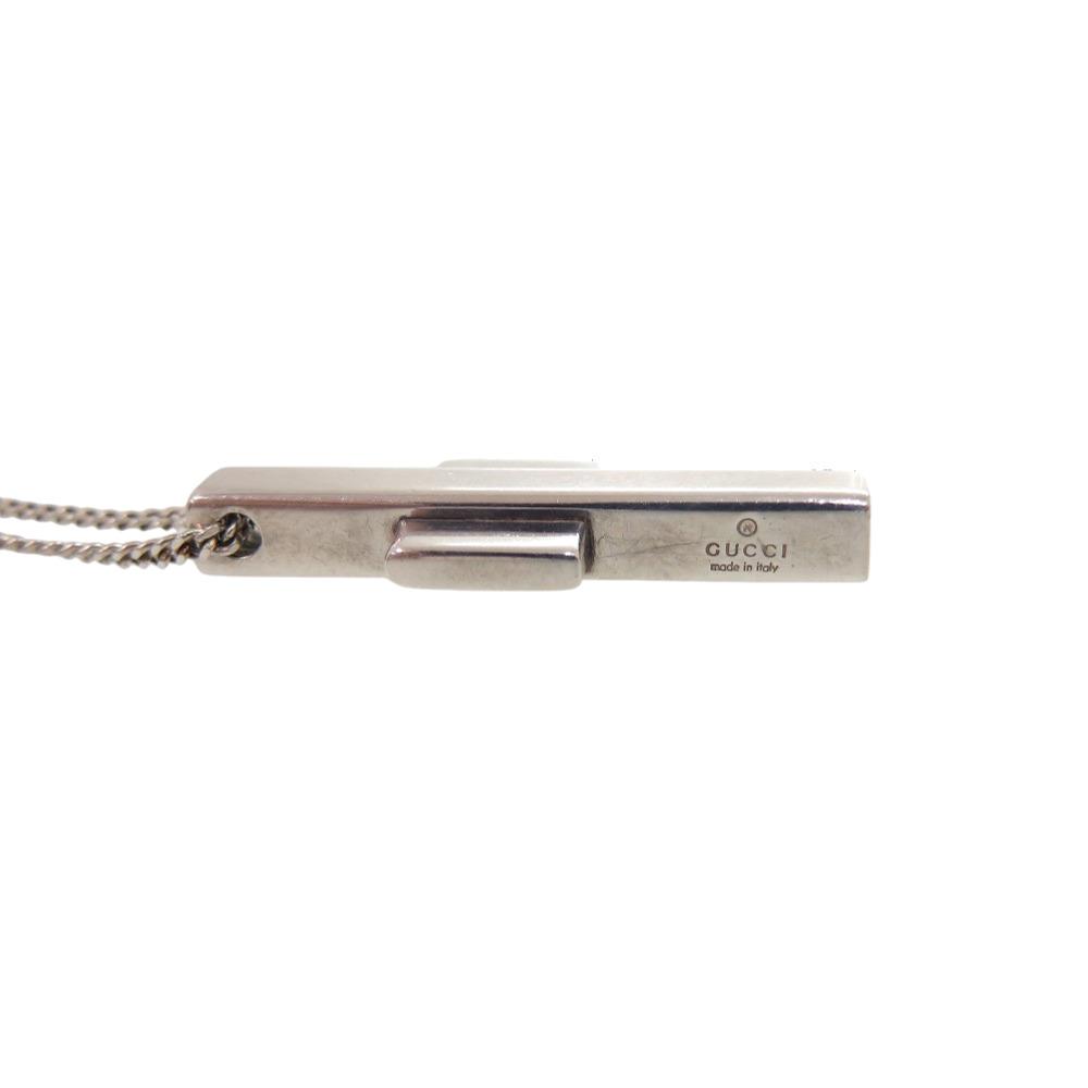 Used AUTHENTIC GUCCI Cross motifNecklace Silver Silver925