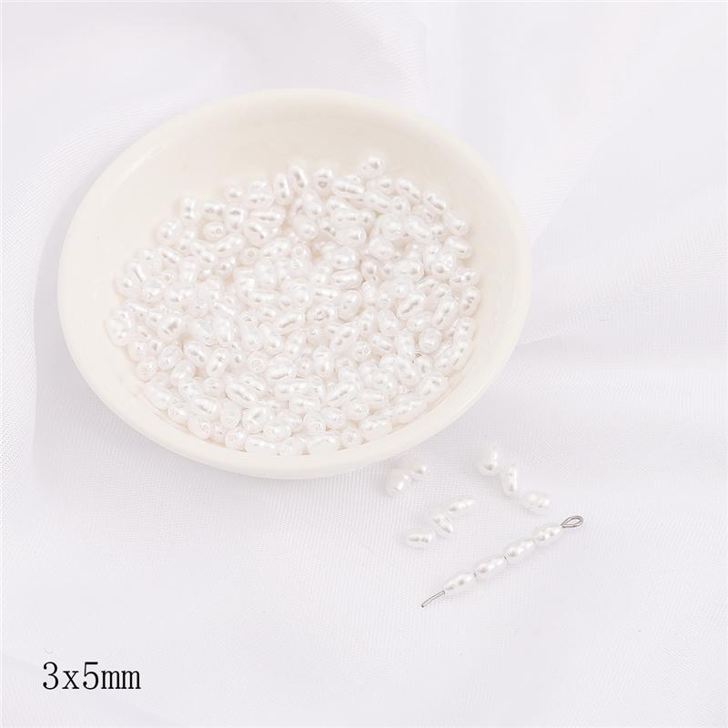 Irregular ABS Imitation Pearls Beads Acrylic Loose Beads for Jewelry Making DIY Necklace Earrings Hairclip Bracelet Necklace