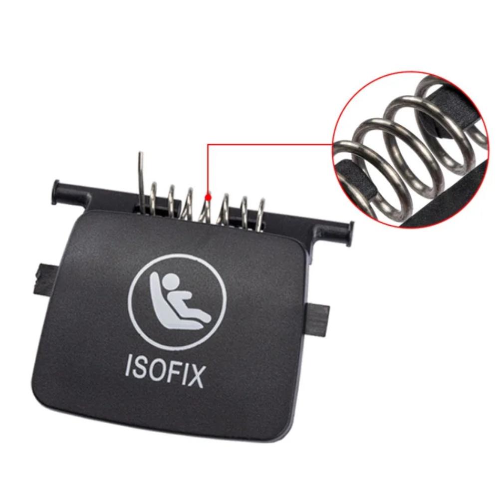 Black Rear Child Seat Hook Anchor Isofix Cover For BMW F97 X3M F98 X4M G01 X3 X4