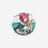Anime Game Wuthering Waves Hiyuki Carlotta Enamel Pin Cartoon Figure Round Brooches Funny Lapel Badge Jewelry Gifts for Friends