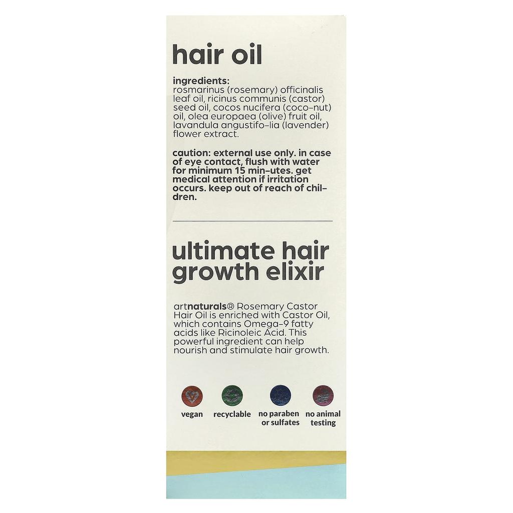 Hair Growth Kit, Rosemary + Castor Oil, 2-piece Kit