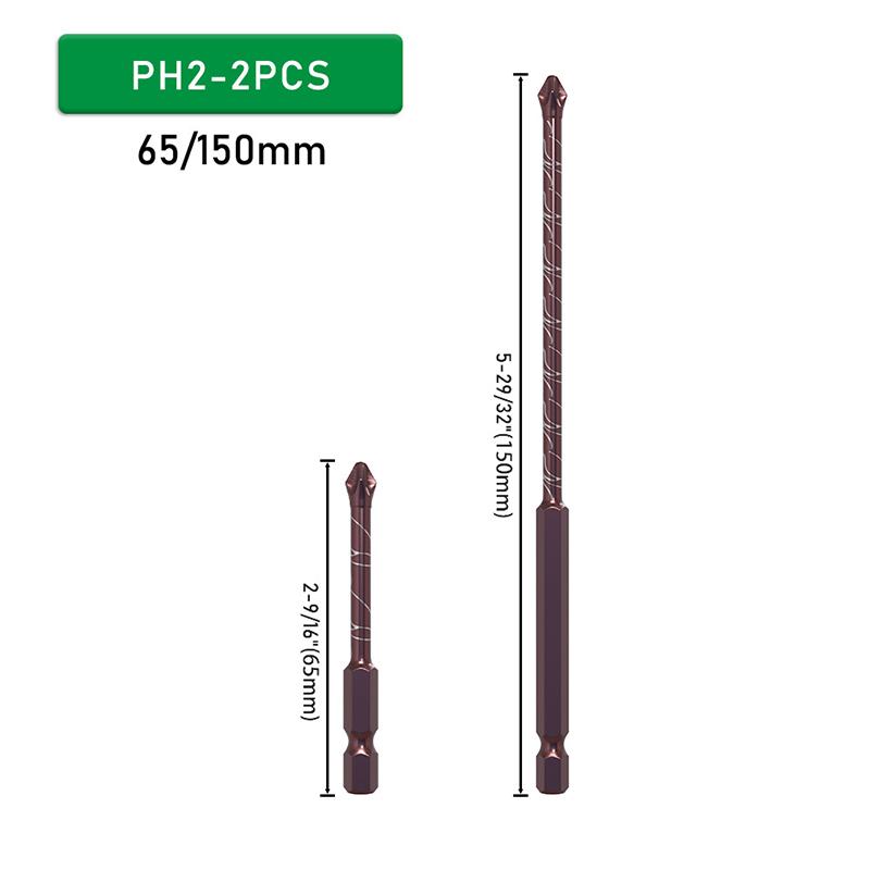 S2 Anti-Skid Screw Batch Special Wear-Resistant Hexagonal Bit Set Screwdriver Bit Tool Accessories