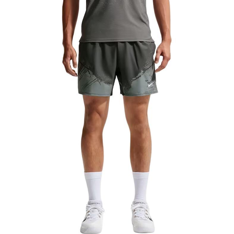 Nike Court Slam Dri-FIT Shorts Anthracite Cool Gray White Men s IF1561-060 XL