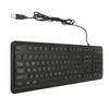 Large Print Keyboard Large Bold Letters 104 Keys Standard Full Size USB Wired White LED Backlit Computer Keyboard