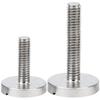 304 Stainless Steel Flat & Round Head Slotted Screws (M2-M10), GB833