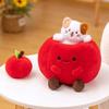 Peluche Creativo a Forma di Mela Tricolore per Gatti per Bambini, Confort e Regalo