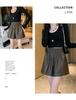 Women's High-Waisted Leather Shorts - Autumn/Winter Plus Size Wide-Leg Slimming Outerwear 2026