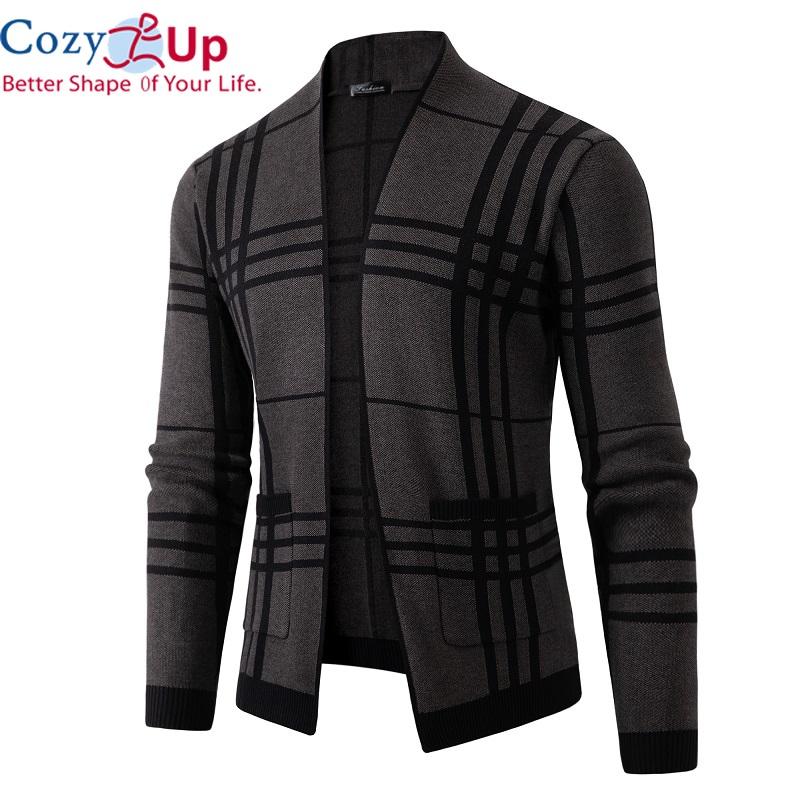 Cozy Up New Fashion Cardigan Men's Knit Winter Coats Business Casual Jackets Male Tops Man Coat