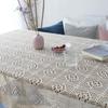 Table Cloth Hollow Rectangular Decorative Pastoral Crochet Tablecloth