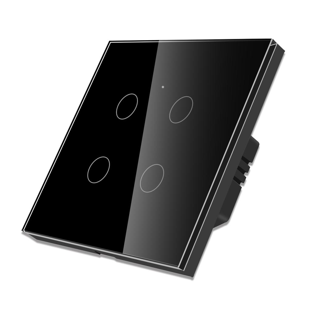 Bingoelec New Arrivals Neutral &Live Wire Alexa Tuya App Wifi Smart Touch Switch Wall Switch