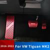 Ze stopu aluminium pedał gazu akcelerator gazu pedał hamulca pokrywa pedału sprzęgła dla volkswagena VW Tiguan MK2 2016-2022