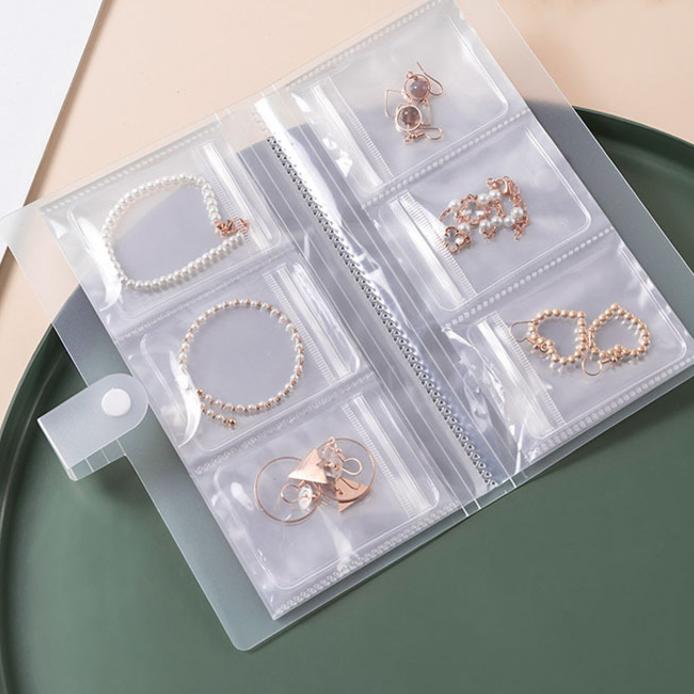 

Коробка для хранения ювелирных изделий, серьги-гвоздики, антиокислительные кольца, украшения, прозрачная сумка для хранения пыли, ожерелье, ювелирная книга, герметичная сумка