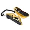 Electroplating Golden Lip Shape Telephone with Telephone Line for Home Office Hotel