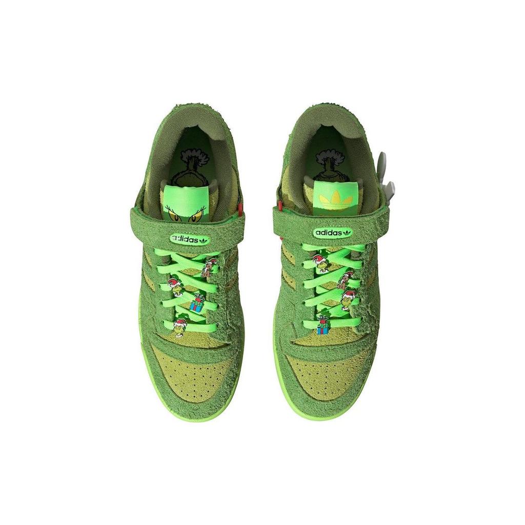 DR. Seuss x adidas Forum Low The Grinch Unisex Sneaker Grün Lieferantenfarbe Solar-Grün HP6772