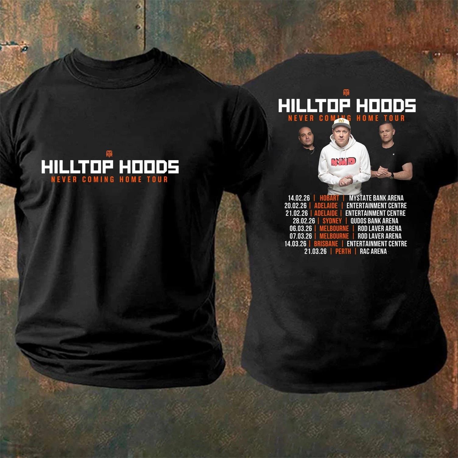2sided Hilltop Hoods 2026 Tour Australia TShirt S