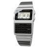 Casio DATA BANK Digital Watch DBC-611-1 Men's Silver and Black Overseas Model [Parallel Import]