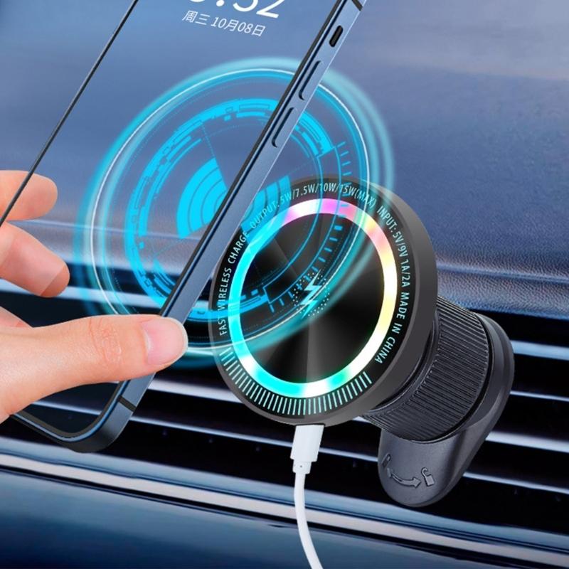 Car Mount Bracket Rack 360 Degree Rotation Nonslip Adjustable Windshield Dashboard Stand for Phone Navigation Travel Use