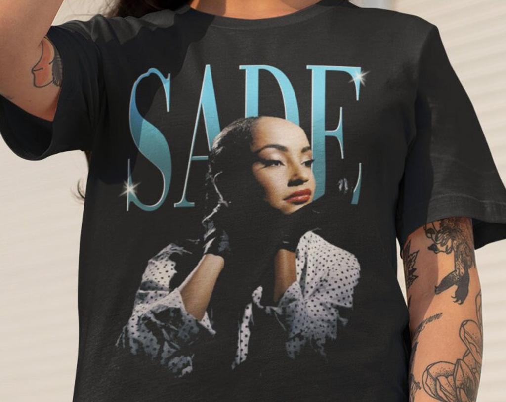 Sade T-Shirt Tee T-Shirt 80 Pop Rap Tote Bag
