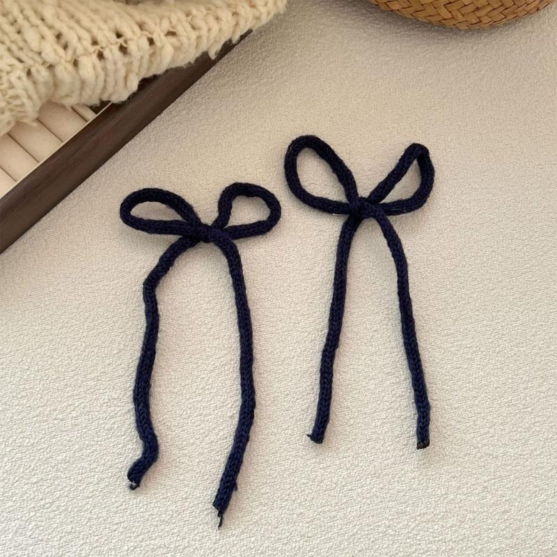 Cute Fairy Flat Clips Hairpin 2000s Style Balletcore Headdress Bunches Accessories Elegant Bowknot Cute Headdress