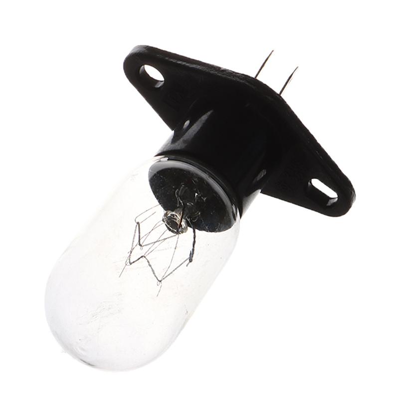 1 Stück 4,8 mm Sockel mit gebogenem Fuß 220 V 15–20 W Mikrowellenherd-Glühbirne mit Halter