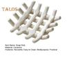 Bathroom Soap Dish Storage Organizer Self Drain Hollow Design Bathroom Soap Holder Ceramic Soap Saver Decor