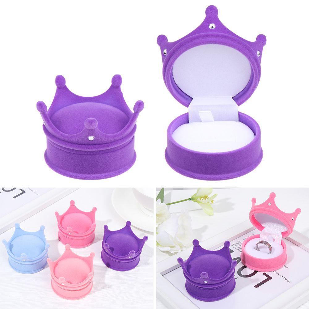 

Gift Display Holder Jewelry Crown Jewelry Box Container Ring Box Package