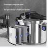 KOBACH 304 Stainless Steel Explosion-Proof Pressure Cooker
