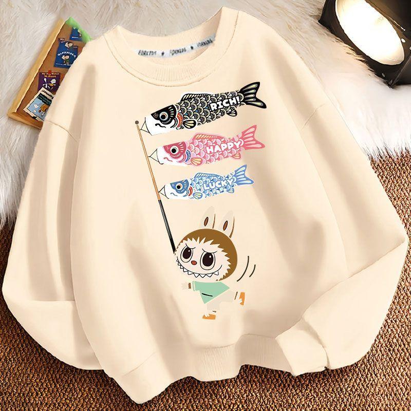 Cute and Loose Hoodies for Children, Fashionable Long-sleeved Hoodies for Boys and Girls In Spring and Autumn