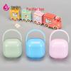 Silicone Cartoon Baby Pacifier with Anti-Drop Chain and Case