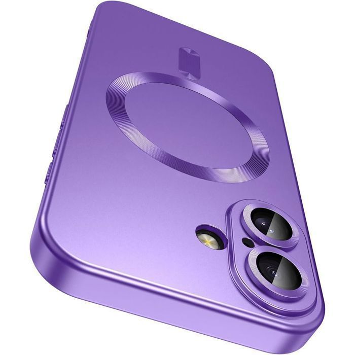 Coque de Téléphone - E.F.Connection - pour iPhone 17 - Anti-rayures Cercle Magnétique Violet