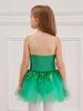 Girls Carnival Halloween Christmas Party Elf Cosplay Costume Sleeveless Princess Dress Tutu Tulle Skirt