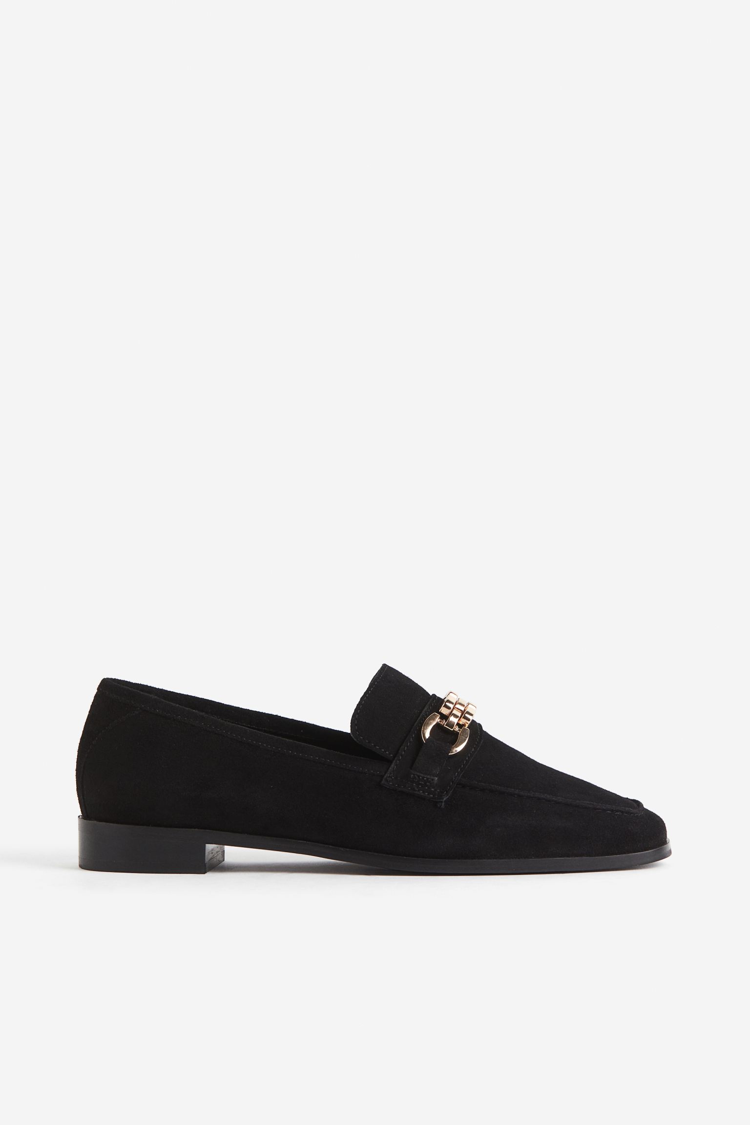 

Suede loafers