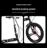 20-inch Variable Speed Folding Mountain Bike with Double Disc Brakes for Adults