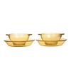 Pyrex Shiny Series Glass Dinnerware 4-Piece Set