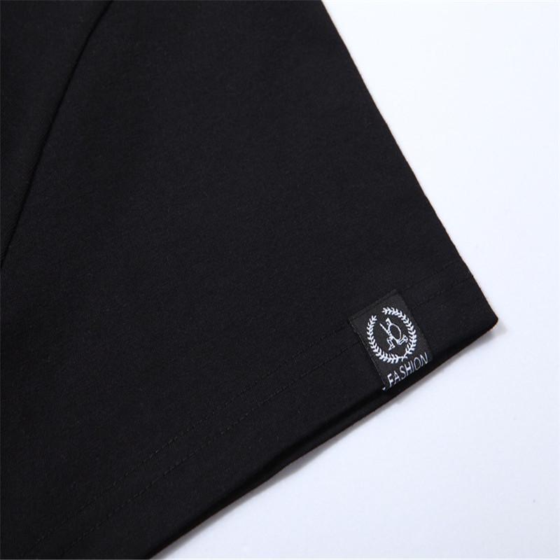 Herrenmode mit kurzen Ärmeln, lässiges T-Shirt, bequemes Baumwoll-T-Shirt