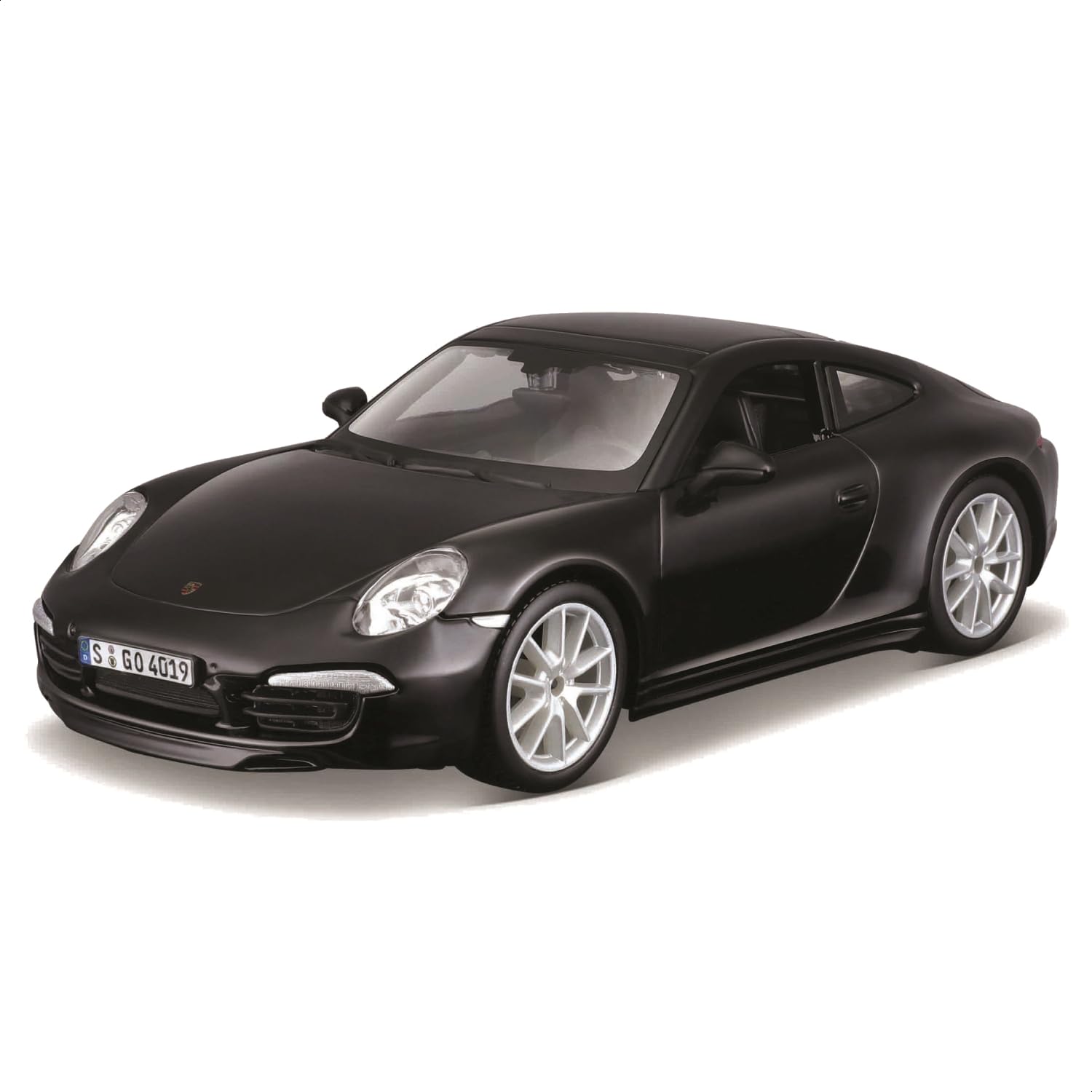 

Bburago 1/24 Scale Porsche 911 Carrera S Black / Diecast Model Car, Finished Model, 18-21065 BK [Parallel Import]