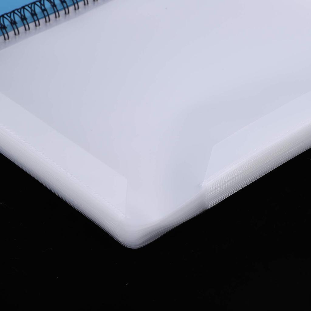 A4 Music File Case, Large Capacity, Sheet Music Holder, Music Score Storage Case, 30 Pages (60 Sides), Coiled, Thick, Music File, Document File,