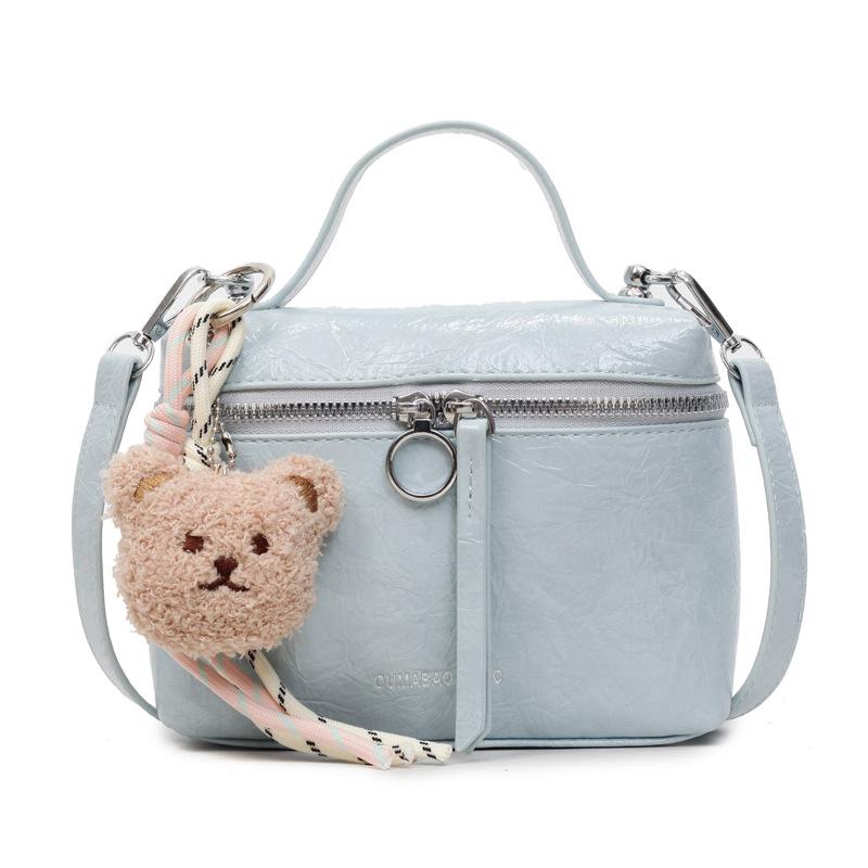 

Новая модная универсальная дорожная портативная маленькая квадратная сумка женская сумка через плечо With pendant синий