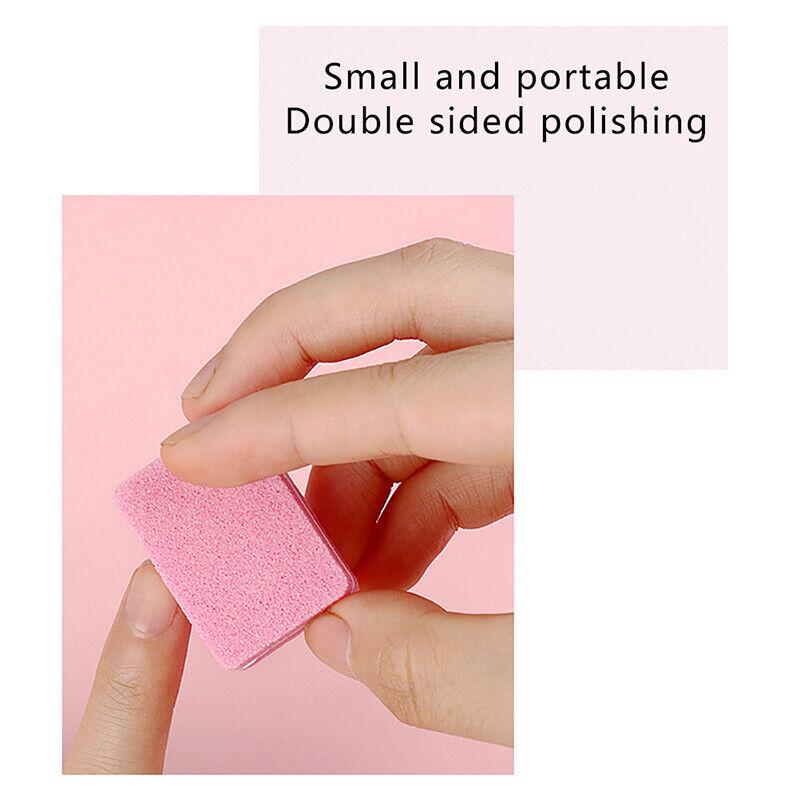 10Pcs Nail Buffer Mini Block File 180/100 Grit Buffs Manicure Accessor!QU