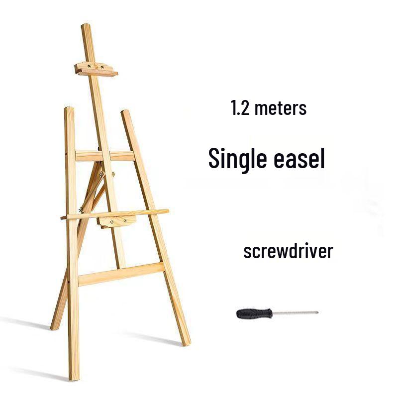 

Adjustable Solid Wood Easel Stand for Sketching, Painting & Display - Folding Art Supply for Students