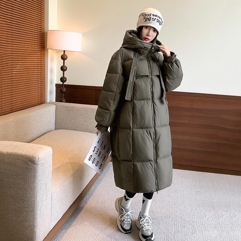 Winter Medium and Long Thickened Cotton-padded Jacket Women's New Coat Loose Cotton-padded Jacket Cold and Warm Cotton-padded Jacket Tide