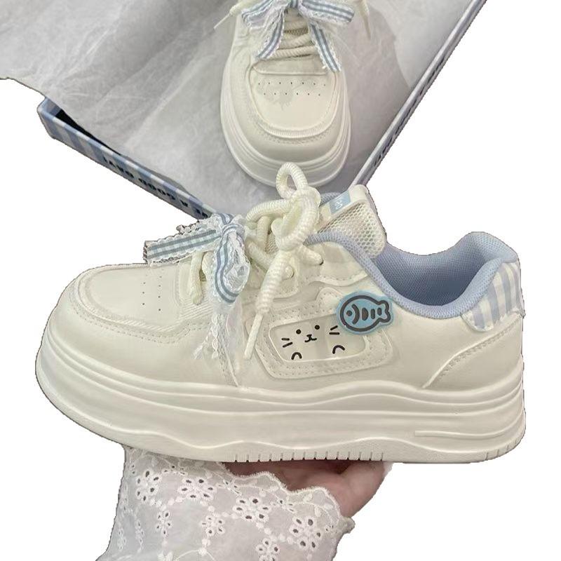 Milchfufu-Plattform neue Brotschuhe niedliche Nischen-Freizeit-Sportschuhe