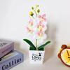Artificial Pot Plant Acccessories Fake Phalaenopsis Flower