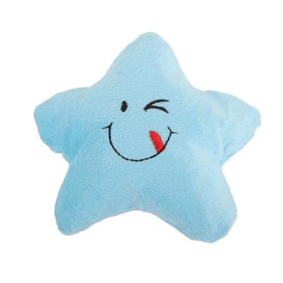 Plush Pet Toy Bite Resistant Boredom Relief Teeth Grinding Cute Star Shape Stuffed Dog Chew Toy for