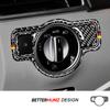 Carbon Fiber For Mercedes Benz W204 W212 W176 CLA GLA GLE GLK GL A B C E Class Car Interior Headlight Switch Knob Trim Stickers