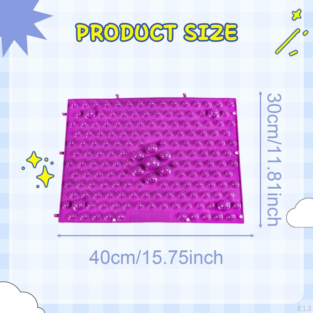 Acupressure Foot , Lightweight Sensory Mat for Room, Floor Walking And Toe Training.